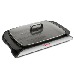 Girmi Barbecue 2000W 40X30 Con Griglia Reg.temp. Coperchio In Vetro