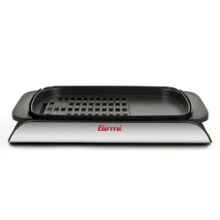 Girmi Barbecue 2000W 40X30 Con Griglia Reg.temp. Coperchio In Vetro