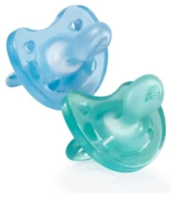 Gommotto Chicco 7308761 PHYSIOFORMA bimbo Dual Soft Verde e Azzurro