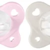 Gommotto Chicco 7308851 PHYSIOFORMA bimba Dual Soft Trasparente e Rosa