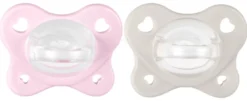 Gommotto Chicco 7308851 PHYSIOFORMA bimba Dual Soft Trasparente e Rosa