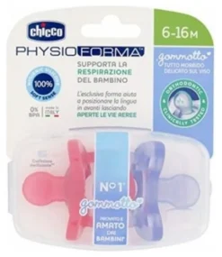 Gommotto Chicco 7308751 PHYSIOFORMA bimba Dual Soft Rosa e Viola