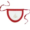 Grembiule da cucina 100% cotone 50 x 40 cm con fantasia natalizia - Roccaraso