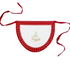 Grembiule da cucina 100% cotone 50 x 40 cm con fantasia natalizia - Roccaraso