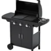 Griglia barbecue Camping Gaz 2187866 scaldavivande per Compact 3 Nero