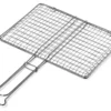 Griglia barbecue Ompagrill B02737 rete doppia senza piedi Cromo lucido