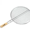 Griglia barbecue Ompagrill B04000 doppia con manico Cromo