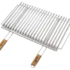 Griglia barbecue Ompagrill B26740 biologica con recupero grassi Cromo