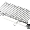 Griglia barbecue Ompagrill 20610 con recupero grassi Cromo lucido