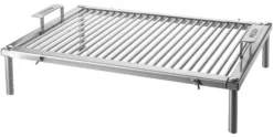 Griglia barbecue R.Zeta K2 Cromo lucido
