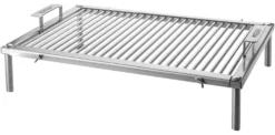 Griglia barbecue R.Zeta K2 Cromo lucido