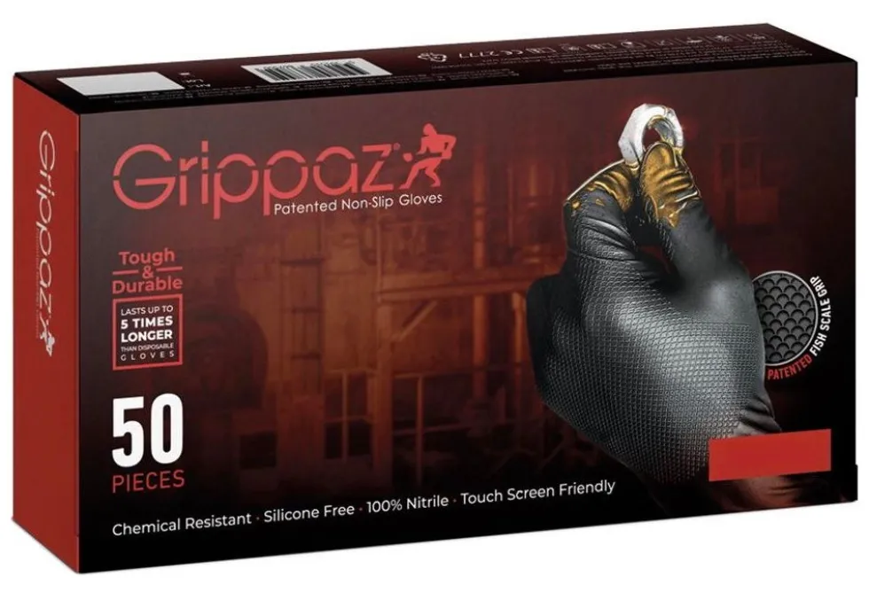 Guanti monouso Issaline 246BKM GRIPPAZ Nero