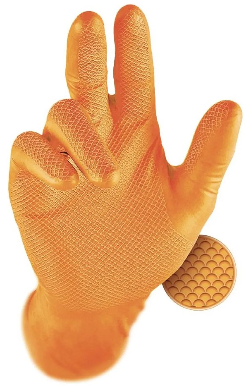 Guanti monouso Issaline 246ORXL GRIPPAZ Arancio