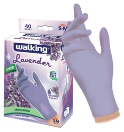 Guanti monouso Walking 010356 LAVENDER Viola