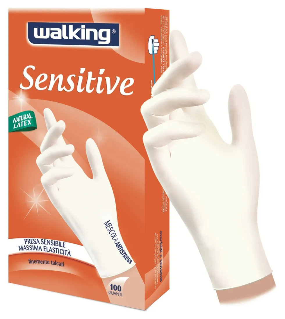 Guanti monouso Walking 110313 SENSITIVE Bianco