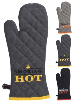 Guanto barbecue Bbq A35832000 SMOKING HOT Assortito