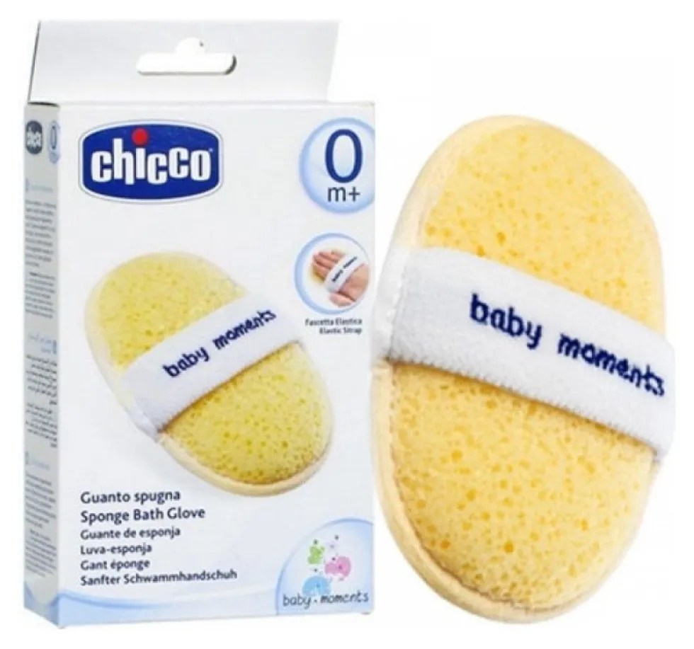 Guanto spugna per neonati Chicco 7866 Giallo