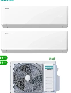 HISENSE DUAL SPLIT 9000+9000 UNIAIR WIFI A++/A++ HB25XU0AG/2AMW42U4RGC