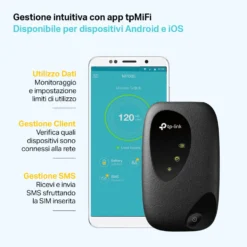 Hotspot mobile 4G LTE TP-Link TL-M7010 con batteria 2000mAh