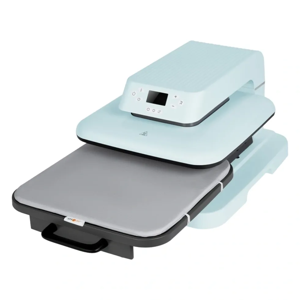 HTVRONT Auto1 Pressa a Caldo per Trasferimento Termico (Blu)