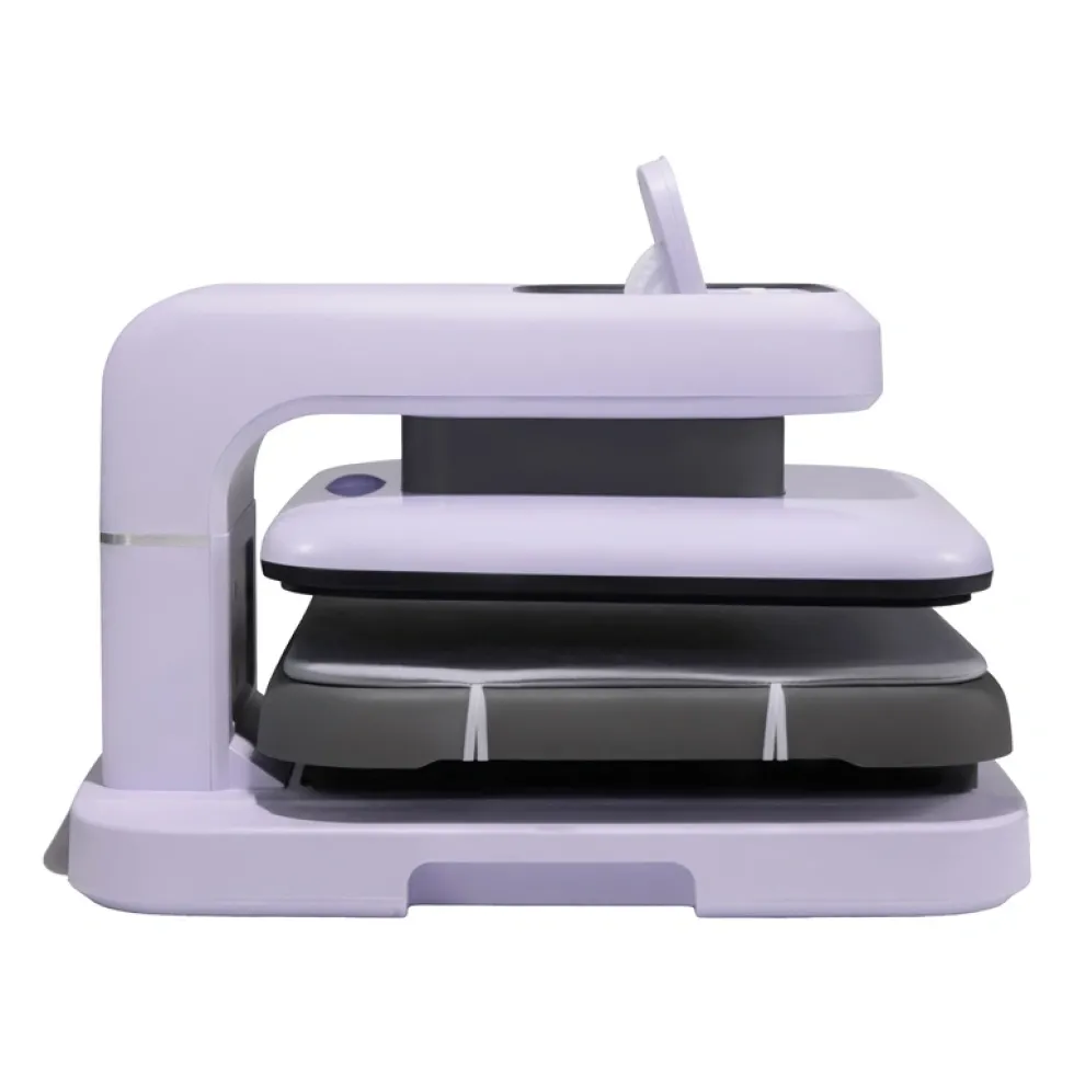 HTVRONT Pressa a Caldo Digitale Automatica (Viola) per Transfer Termici