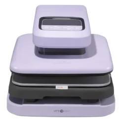 HTVRONT Pressa a Caldo Digitale Automatica (Viola) per Transfer Termici