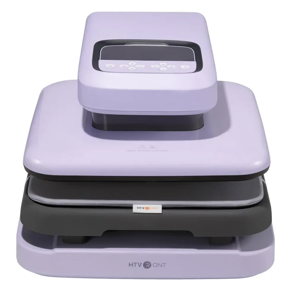 HTVRONT Pressa a Caldo Digitale Automatica (Viola) per Transfer Termici