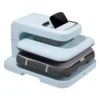 HTVRONT Pressa per Transfer a Calore Automatica a 2 Cifre (Azzurro) - Ideale per E-commerce