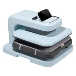 HTVRONT Pressa per Transfer a Calore Automatica a 2 Cifre (Azzurro) - Ideale per E-commerce