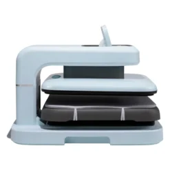 HTVRONT Pressa per Transfer a Calore Automatica a 2 Cifre (Azzurro) - Ideale per E-commerce