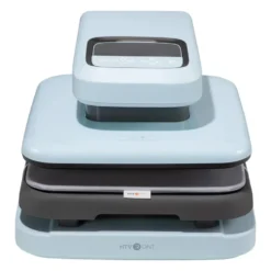 HTVRONT Pressa per Transfer a Calore Automatica a 2 Cifre (Azzurro) - Ideale per E-commerce
