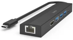 HUB Hama 00200144 USB C Black