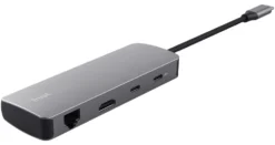 HUB Trust 25672 DALYX USB C Silver