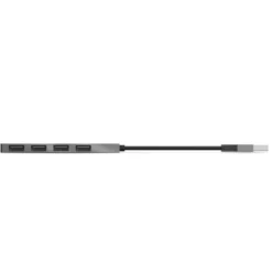Hub USB 2.0 Trust 23786 con 4 porte in alluminio