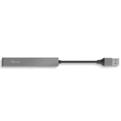 Hub USB 2.0 Trust 23786 con 4 porte in alluminio