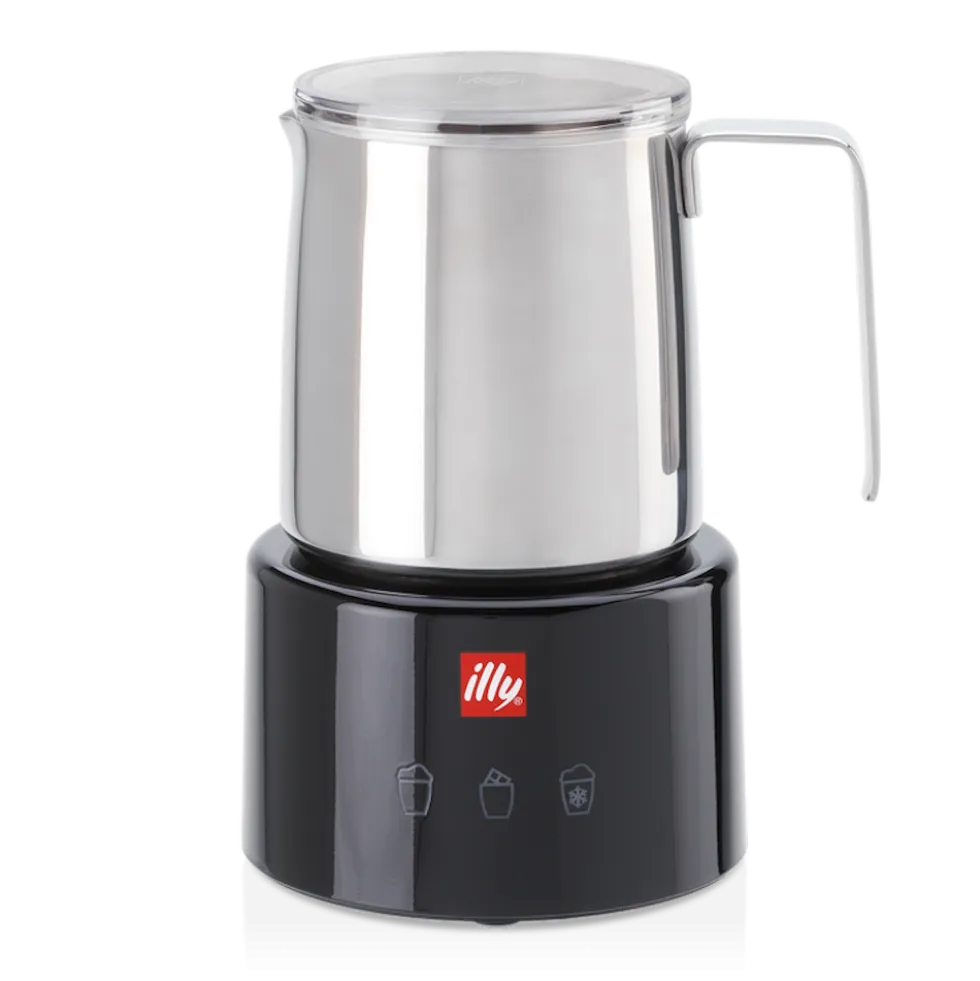 Illy Caffè Cappucinatore Milkfrother Nero-Inox