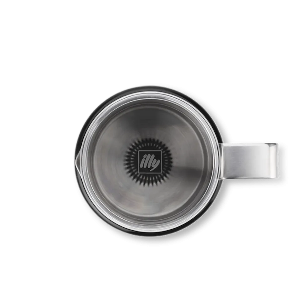 Illy Caffè Cappucinatore Milkfrother Nero-Inox