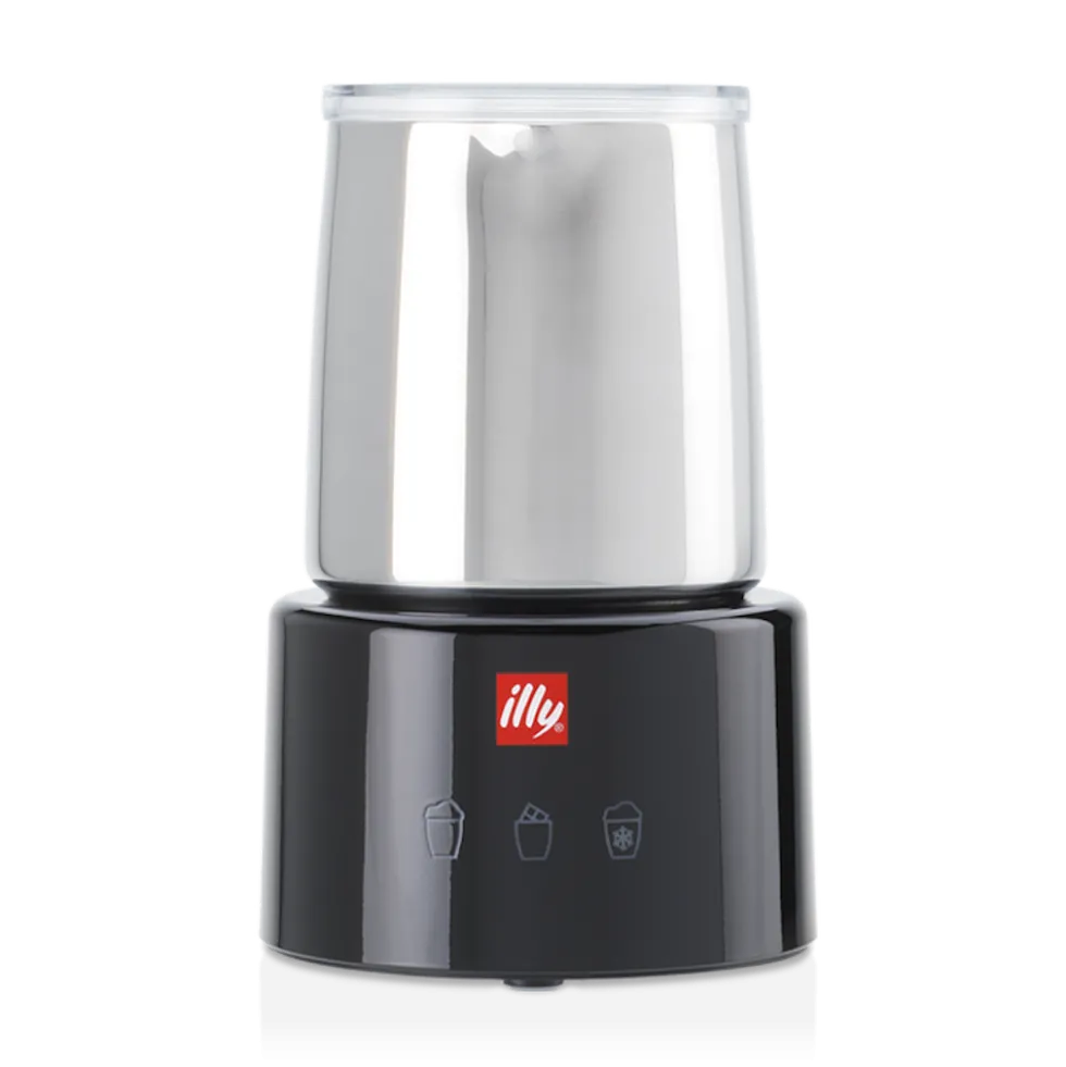 Illy Caffè Cappucinatore Milkfrother Nero-Inox