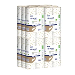 Imballo da 12 confezioni di carta igienica fascettata da 6 rotoli Econatural