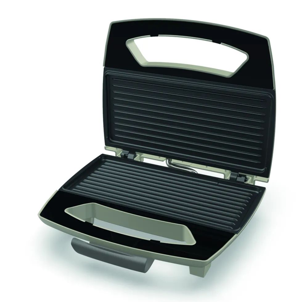Imetec Tostiera 800W Piastre Xlchampagne