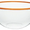 Insalatiera Cosmoplast 142 SATURNO Trasparente e Rosso
