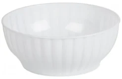 Insalatiera Mobil Plastic 50 18 BIM SSS HO.RE.CA. costolata Bianco