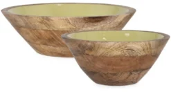 Insalatiera Yes Everyday 0550937 THARA Set 2 pz (25x10 e 30x14 cm) Nat