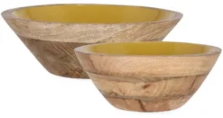 Insalatiera Yes Everyday 0550946 THARA Set 2 pz (25x10 e 30x14 cm) Nat
