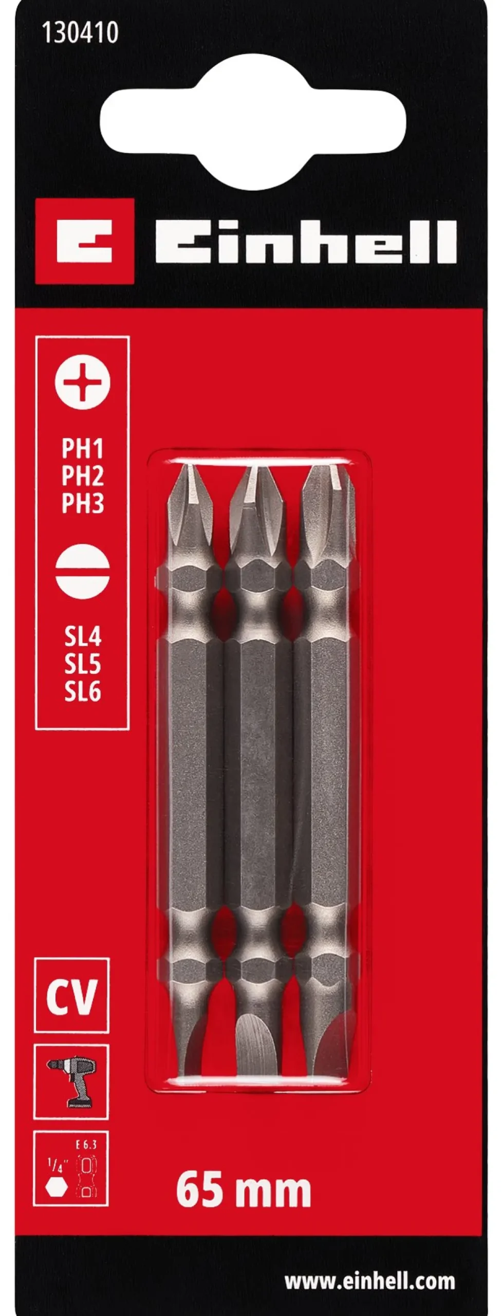 Inserti doppi impronte croce e taglio Einhell 49130410