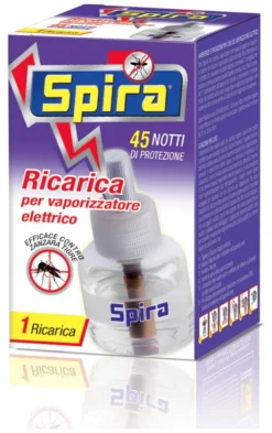 Insetticida elettroemanatore Spira 10666 Zanzare 45 Notti