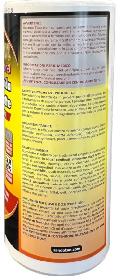 Insetticida polvere Sandokan 7637 Granulare