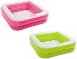 INTEX PISCINA BABY GONFIABILE QUADRATA 86x86x25CM COL.ASSORTITI 57100
