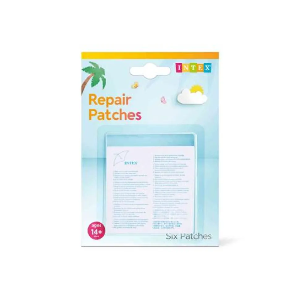 INTEX TOPPE DI RIPARAZIONE GONFIABILI 7x7x0,1CM 59631