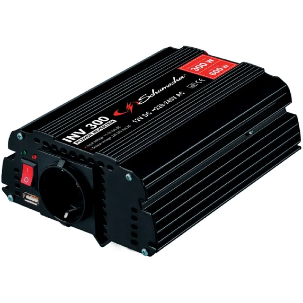 Inverter 300 W Convertitore corrente da 12V a 230V